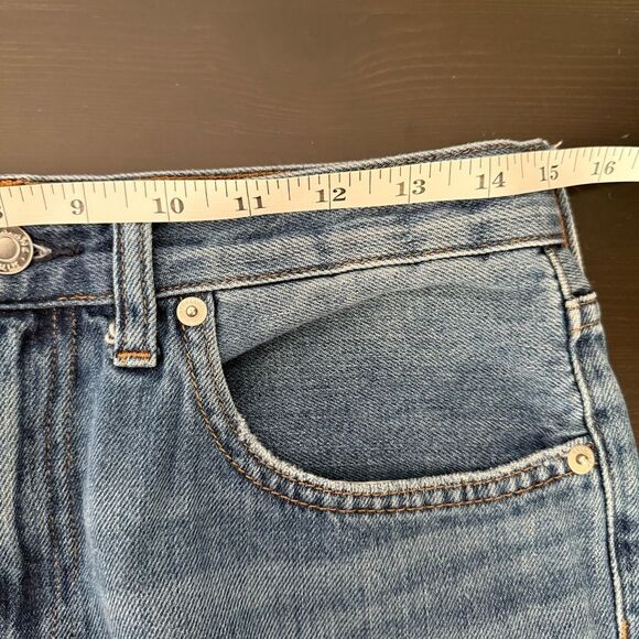 Everlane The Summer Cropped Jeans Womens Sz 28 Regular Blue Distressed Denim - Picture 10 of 12